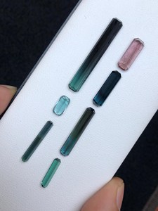 Pierre précieuse naturelle de tourmaline vert-bleuâtre, 18,95 Ct, cristal afghan, pierre en vrac pour la fabrication de bijoux, bague, pendentif, collier - Product Image 4