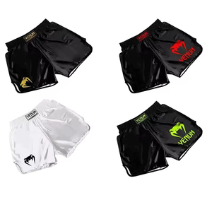 Pantalones Cortos de Entrenamiento de Boxeo para Hombre, Diseño Personalizado, Secado Rápido, Transpirables, de Spandex y Poliéster, para Gimnasio, Deportes, MMA, Muay Thai - Product Image 2