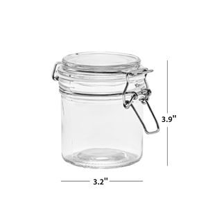 Confezione da 2 9.4 once contenitore per barattolo di vetro per organizzazione domestica e conservazione degli alimenti - Product Image 6