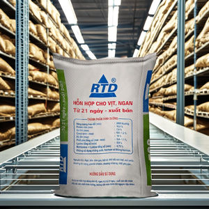 Bolsas de plástico a prueba de humedad tejidas PP personalizadas de Vietnam para uso agrícola impresión compensada económica para harina de trigo para alimentación animal - Product Image 4