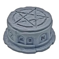 Portes de donjon DND non peintes 28mm/32mm, terrain de jeu de table fantastique, miniature imprimée en 3D pour D&D, Pathfinder, accessoires de wargame