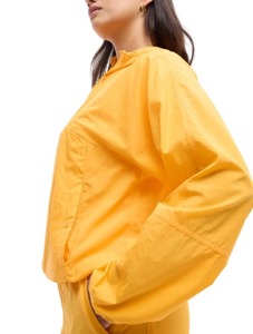 Chaqueta Corta con Capucha para Mujer, Cortavientos, Manga Larga, Color Sólido, Impermeable, Poliéster, Conjunto de Verano - Product Image 4