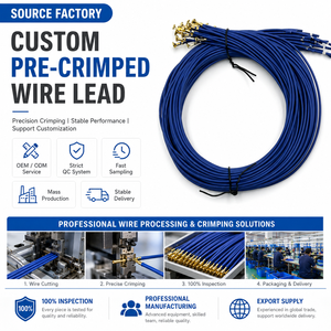 Kabel Pre-Crimped, Kabel Harness Kustom, Perakitan Kabel, Konektor Terminal Tembaga, Kabel OEM ODM, Pasokan Pabrik - Product Image 2