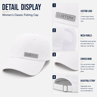 Gorra de Béisbol para Pesca con Logotipo Bordado, Ropa Deportiva para Exteriores, Fabricante de Marca Privada OEM ODM, Venta al Por Mayor