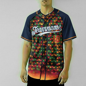 Camisetas de Béisbol Lisas de Diseño Personalizado de Primera Calidad, Precio al por Mayor, Uniformes de Equipo de Béisbol Coloridos y Modernos - Product Image 6