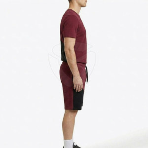 Conjunto de camiseta y pantalones cortos de verano para hombre, ligero, diseñado para uso diario, actividades al aire libre y un look informal y relajado. - Product Image 4