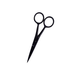 Tijeras Pequeñas de Metal Negro Esenciales para Extensiones de Cabello, de Uso Comercial, con Etiqueta Personalizada de Calidad Premium OEM ODM - Product Image 1