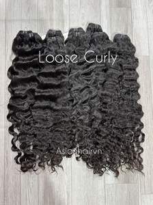 RIZADO RAW TRAMA PELO VIETNAMÉS CABELLO Virgen Cabello humano RIZADO TEXTURAS para MUJERES NEGRAS - Product Image 5