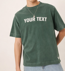 เสื้อยืดโอเวอร์ไซส์สุดหรู หนัก 230 GSM ผ้าฝ้าย 100% ทรงบ็อกซี่ ไหล่ตก แขนสั้น สไตล์สตรีทแวร์ ปรับแต่งได้เต็มที่ สำหรับผู้ชาย - Product Image 2