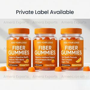 Gomitas de Fibra Prebiótica Sabor Naranja Sin Azúcar Añadido, Marca Privada, Exportación a Granel, Fabricante - Product Image 3