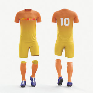 Conjunto Deportivo Personalizado para Fútbol, Camiseta de Fútbol Sublimada, Fabricante de Uniformes de Fútbol Personalizados, Manga Corta - Product Image 2