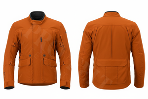 Veste de moto en textile extensible 100% polyester, résistante, légère, avec protection flexible, pour une performance optimale lors de la conduite - Product Image 4