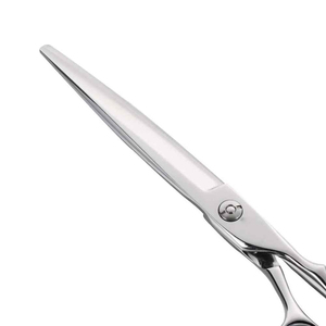 Ciseaux de coiffure professionnels en acier inoxydable, lame tranchante, pour droitiers, manche long, ciseaux de coupe de cheveux professionnels pour salon - Product Image 3