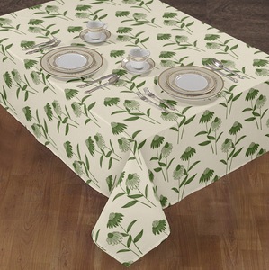 Nappe en coton écologique Sai Impex, motif floral moderne imprimé, taille personnalisée, textile de maison en coton doux du Tamil Nadu - Product Image 4