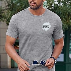 T-shirt de sport pour homme en spandex, coupe slim, manches courtes, idéal pour la course à pied et l'entraînement, vêtements de fitness d'été, vente chaude - Product Image 6