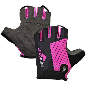 Gants d'entraînement respirants à demi-doigts avec support de poignet et fermeture antidérapante à cordon pour le motocross, le cyclisme et les sports de plein air - Product Image 6