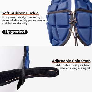 Casco Ajustable de Rugby y Boxeo, Doble Uso, con Acolchado Transpirable de EVA, para Niños, Jóvenes y Adultos - Product Image 5