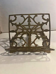 Elegant Design Metal <b>Cookbook</b> <b>Holder</b> For Stylish Kitchen Interiors And Smooth Functional Efficient Reliable Daily Recipe Display - Product Image 3