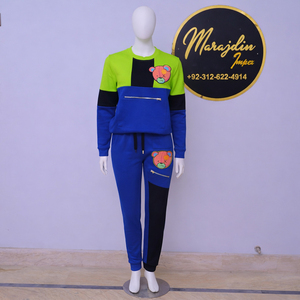 Conjunto Deportivo de 2 Piezas para Mujer, Personalizado, Bordado, de Invierno, Sudadera y Pantalones Jogger Largos, con Parches, Estilo Casual - Product Image 2