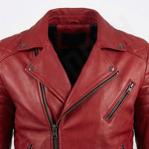 Chaqueta de Motociclista de Cuero de Alta Calidad, Personalizada, a la Moda, Elegante, Equipo de Protección para Hombre, Color Personalizado - Product Image 4