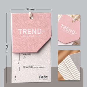Etiquetas colgantes personalizadas para ropa con logotipo, etiquetas de papel impresas con marca privada para prendas - Product Image 5