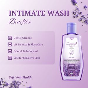 Gel Intime Lavande Apaisant Quotidien Best-Seller pour Soin Féminin Doux, Nettoyant Intime Équilibrant le pH, Soin Herbal Quotidien pour Peaux Sensibles - Product Image 5