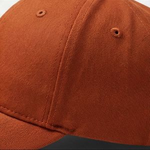 Gorras de Béisbol Color Naranja Oxidado, para Mujer, Ventiladas, Adaptables, Unisex, Gorra Moderna, de Algodón, Alta Calidad, A1, Moda - Product Image 5