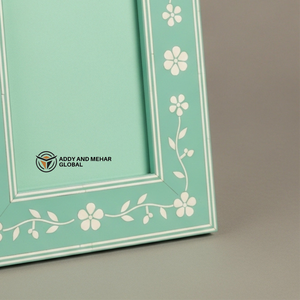Elegant Bone Inlay Picture <b>Frame</b> Aesthetic Floral Inlay Table top Decor High-End Handicraft Decorative <b>Frame</b> for Modern Interior - Product Image 5