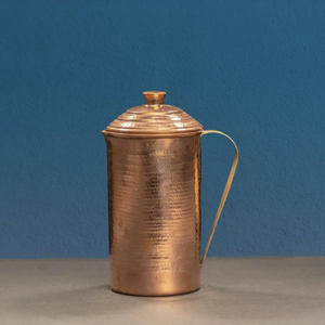 Vintage Style Copper <b>Water</b> Jug Handcrafted Ayurvedic Pitcher Durable Drinking <b>Water</b> <b>Container</b> Premium Craftsmanship - Product Image 3
