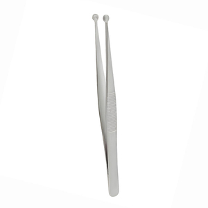 High Quality Beading Tweezers Cup Shaped Tips Bead Pearl Makeup Piercing Grabber Tweezers Wholesale OEM Piercing Suppliers - Product Image 1