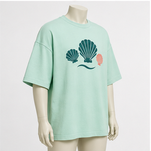 เสื้อยืดผู้ชายทรงโอเวอร์ไซส์ ผ้าคอตตอนถัก 100% พิมพ์ลายดิจิตอลแบบพรีเมียม แห้งเร็ว สไตล์ 21 รหัสสินค้า TSA-SPT-0021 - Product Image 4
