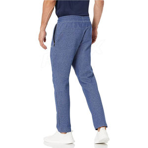 Pantalones Deportivos Azules para Hombre, Cintura Elástica con Cordón, Bolsillos Laterales, Transpirables, Tejidos, Casuales, para Otoño - Product Image 2
