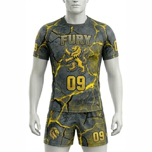 Uniformes de rugby personnalisés en gros, sublimation, couleurs personnalisées, uniformes d'entraînement de rugby pour hommes, 100% polyester, uniformes de rugby - Product Image 1