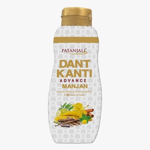 Patanjali Advanced Dant Kanti Manjan Herbal Tooth Powder for Daily <b>Oral</b> and Gum <b>Care</b> - Product Image 1