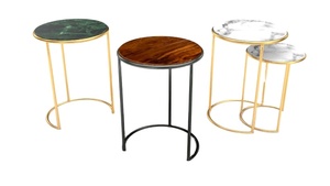 Taburete con incrustaciones de soporte de madera, taburete de sala de estar simple y moderno de buena calidad con incrustaciones de soporte de latón al por mayor para dormitorio - Product Image 6