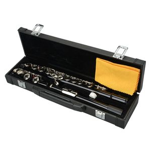 Flauto Concertino in Legno con Dettagli in Metallo e Resina - Product Image 4