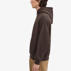 Sudadera con capucha unisex de algodón grueso, con logo personalizado, estilo oversize, para hombre y mujer, de alta calidad, al por mayor. - Product Image 3