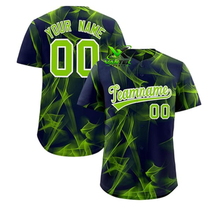 Vantex Sports Custom Ademend Polyester Baseball Jersey Zwart Roze Fractal Sublimatie Volwassenen Unisex Team Uniform - Product Image 5