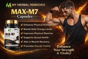 Capsules d'extraits végétaux naturels MAX-M7 avec formule d'ingrédients botaniques à base de plantes, conditionnées en flacon compact pour une utilisation quotidienne - Product Image 4
