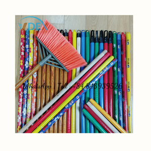 Vdex escoba de madera mango mopa palo recubierto de PVC completo hilo italiano escoba y recogedor conjunto con mango largo aluminio metal mopstick - Product Image 1