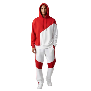 Nouvelle mode, survêtement pour homme 100% coton, molleton épais de haute qualité, coupe ample, style streetwear personnalisé, survêtements pour homme en vente - Product Image 1