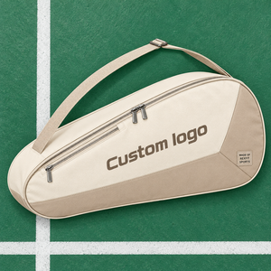 Sac de raquette de padel personnalisé avec bandoulière réglable, poche avant zippée, étui de transport pour équipement sportif pour l'entraînement, le club et les voyages - Product Image 2