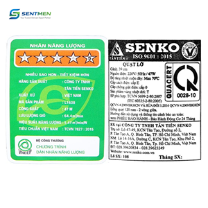 Senko Electric Mechanical Plastic Semi <b>Stand</b> <b>Fan</b> L1638 Adjustable Height Household Hotel Cooling Strong Airflow Low Noise Energy - Product Image 4