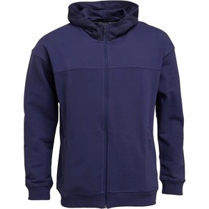 Sudadera con Capucha Roja para Hombre, Cierre de Cremallera, Corte Regular, Color Sólido, Informal, Tejida, Manga Larga, Invierno, Ecológica, Impermeable - Product Image 3