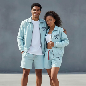 Ensemble deux pièces léger et écologique, coupe-vent, survêtement décontracté, streetwear, survêtement en nylon - Product Image 6