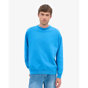Sweat-shirt d'hiver pour homme de haute qualité, tricoté sur mesure, en molleton texturé, coupe confortable, haut de survêtement uni, fournisseur de sweats - Product Image 4