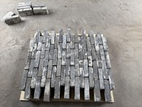 Mur extérieur moderne décoratif brique de récupération antique extérieur gris mince carreaux de placage de brique avec filet