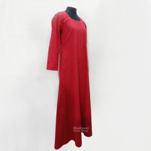 Túnica medieval de algodón rojo para mujer, disfraz vikingo de manga larga, disfraz de caballero guerrero renacentista, fiesta de Halloween y Navidad - Product Image 4