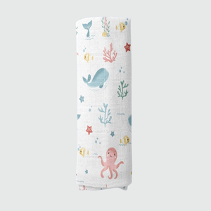 Customized 100% Cotton Muslin Baby <b>Swaddle</b> <b>Blanket</b> Newborn OEM ODM Low MOQ Wholesale Direct Factory Made in India - Product Image 4