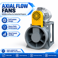 Ventilateur axial robuste pour l'évacuation de l'humidité, idéal pour la ventilation des fours à céramique et à briques, tunnel à air, certifié et personnalisable
